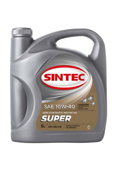 Масло моторное полусинтетическое SINTEC SUPER 10W40 SG/CD   5L
