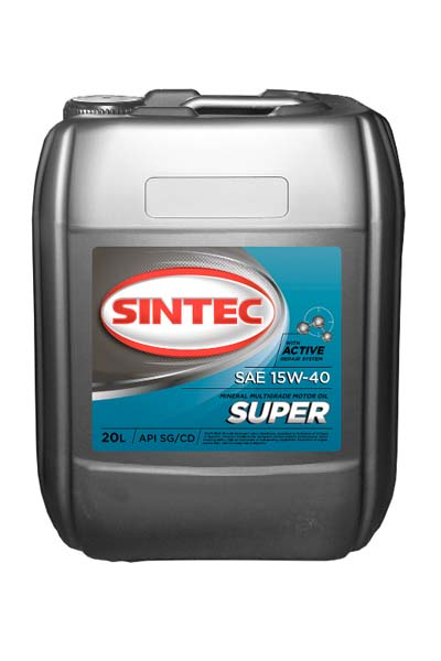 Масло моторное минеральное SINTEC SUPER 15W40 SG/CD   20L