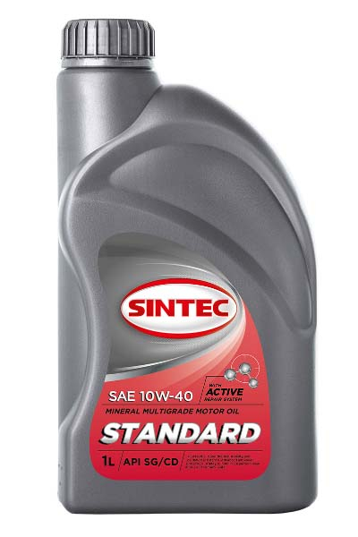 Масло моторное минеральное SINTEC STANDARD 10W40 SG/CD   1L