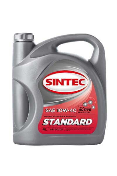 Масло моторное минеральное SINTEC STANDARD 10W40 SG/CD   4L