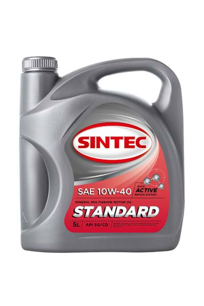Масло моторное минеральное SINTEC STANDARD 10W40 SG/CD   5L