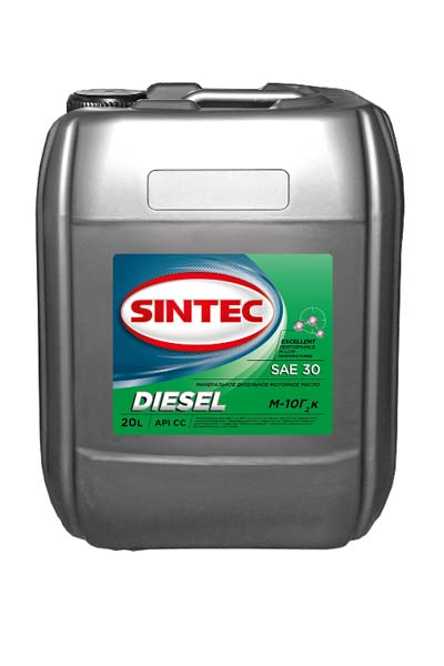 Масло моторное минеральное SINTEC DIESEL М-10Г2К 30 CC 20L