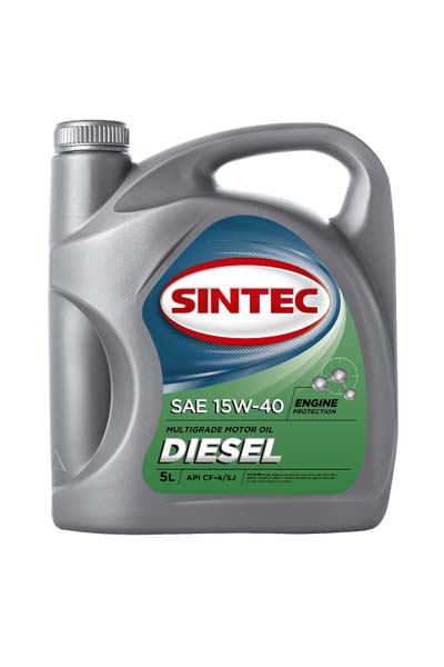 Масло моторное минеральное SINTEC DIESEL SAE 15W-40 CF-4/CF/SJ 5L