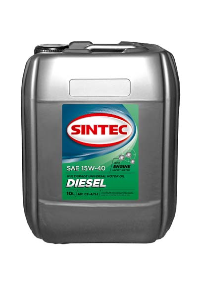 Масло моторное минеральное SINTEC DIESEL SAE 15W-40 CF-4/CF/SJ 10L