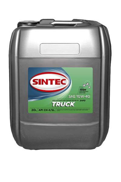 Масло моторное полусинтетическое SINTEC TRUCK 10W-40 CH-4/SL 20L