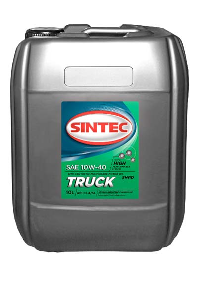 Масло моторное полусинтетическое SINTEC TRUCK 10W-40 CI-4/SL 10L