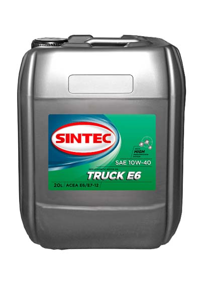 Масло моторное полусинтетическое SINTEC TRUCK 10W-40 E6/E7 20L