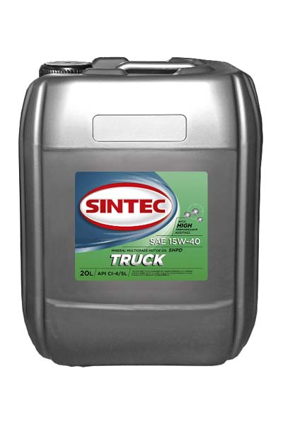 Масло моторное минеральное SINTEC TRUCK 15W-40 CI-4/SL 20L