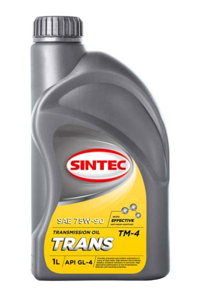 Масло трансмисионное полусинтетическое SINTEC TRANS ТМ4 75W-90 1L