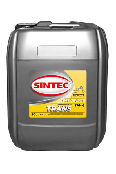 Масло трансмисионное полусинтетическое  SINTEC TRANS ТМ4 75W-90 20L