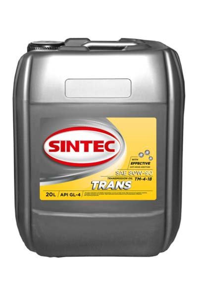 Масло трансмисионное минеральное SINTEC TRANS ТМ4 80W-90 20L