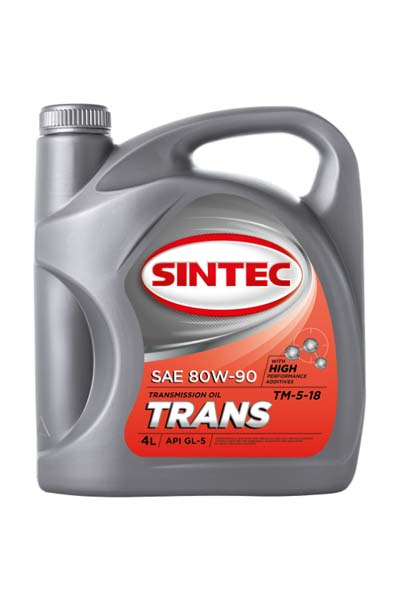 Масло трансмисионное минеральное SINTEC TRANS ТМ5 80W-90 4L