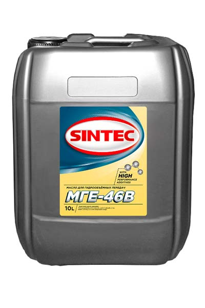 Масло гидравлическое минеральное SINTEC МГЕ-46В 10L