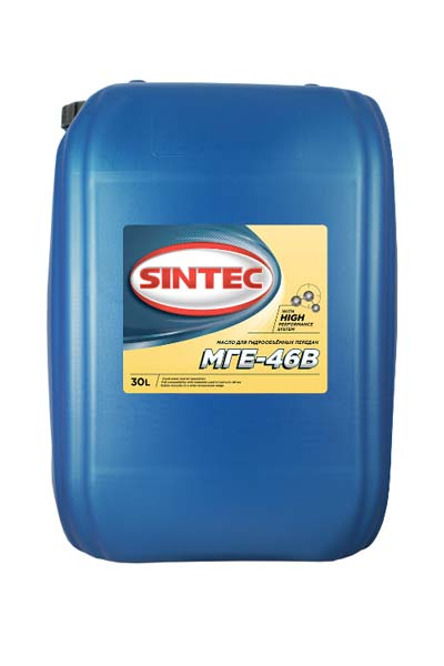 Масло гидравлическое минеральное SINTEC МГЕ-46В 30L