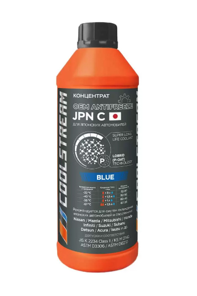 Антифриз CoolStream JPN Blue голубой концентрат 1,5 кг