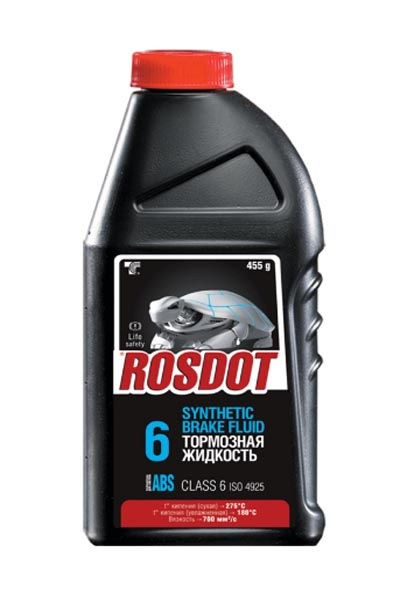 Жидкость тормозная Тосол-Синтез ROSDOT6 ADVANCED ABS FORMULA 455 гр