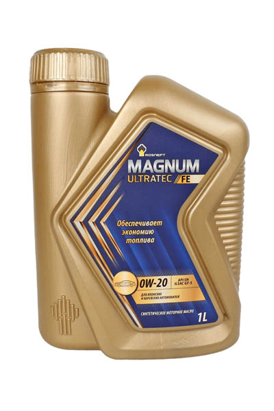 Масло моторное синтетическое ROSNEFT Magnum Ultratec FE 0W-20 SN 1L