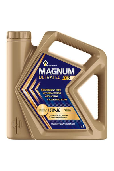 Масло моторное синтетическое ROSNEFT Magnum Ultratec C3 5W-30 SN/CF 4L