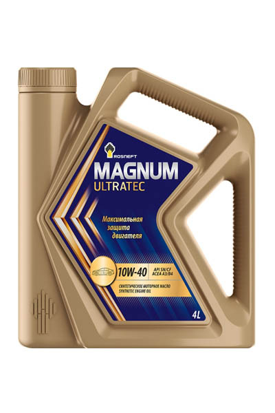 Масло моторное синтетическое ROSNEFT Magnum Ultratec 10W-40 SN/CF 4L