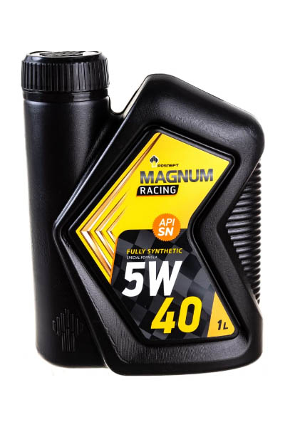 Масло моторное PAO-синтетическое ROSNEFT Magnum Racing 5W-40 SN 1L