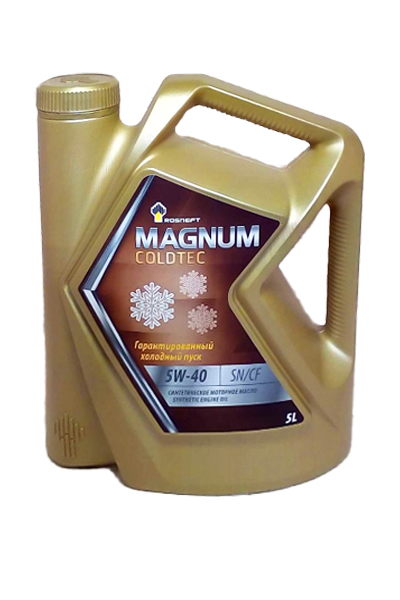 Масло моторное синтетическое ROSNEFT Magnum Coldtec 5W-40 SN/CF 5L