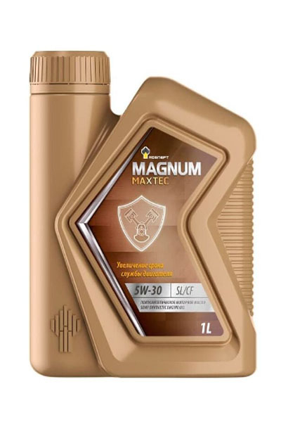 Масло моторное полусинтетическое ROSNEFT Magnum Maxtec 5W-30 SL/CF 1L
