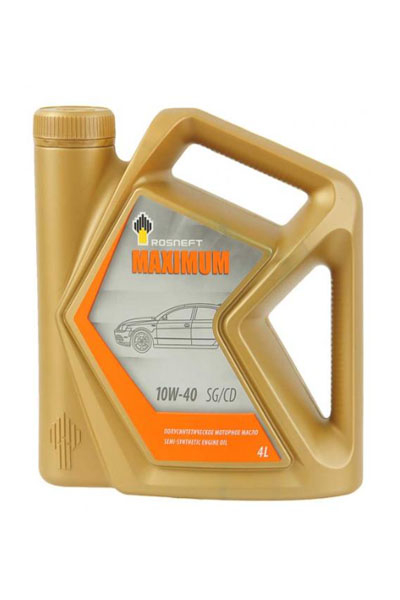 Масло моторное полусинтетическое ROSNEFT Maximum 10W-40 SG/CD 4L