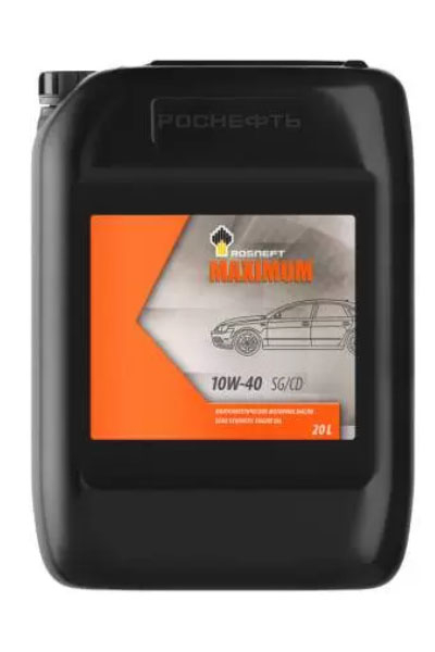 Масло моторное полусинтетическое ROSNEFT Maximum 10W-40 SG/CD 20L