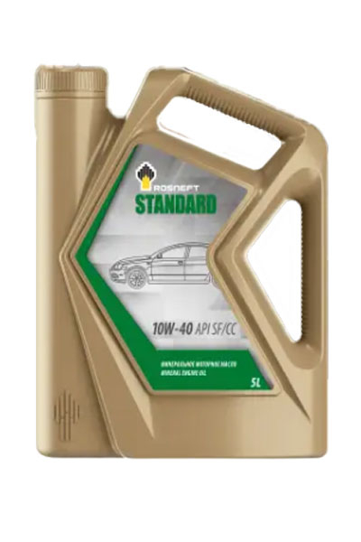 Масло моторное минеральное ROSNEFT Standard 10W-40 SF/CC 5L