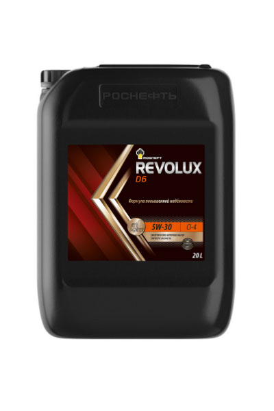 Масло моторное синтетическое ROSNEFT Revolux D6 5W-30 E6/E7 20L