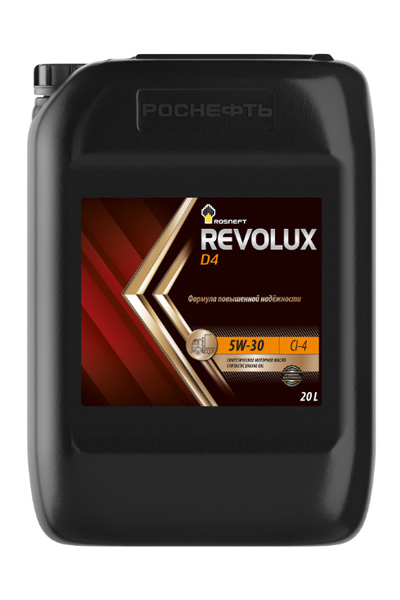 Масло моторное синтетическое ROSNEFT Revolux D4 5W-30 CI-4 20L