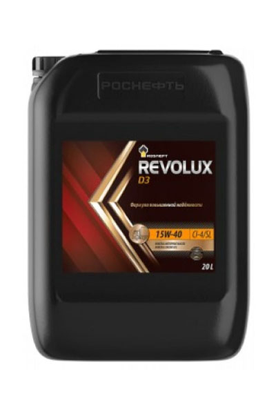 Масло моторное минеральное ROSNEFT Revolux D3 15W-40 CI-4/SL 20L