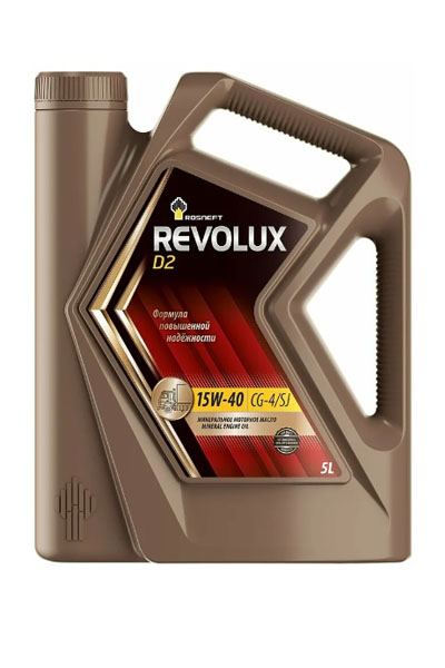 Масло моторное минеральное ROSNEFT Revolux D2 15W-40 CG-4/SJ 5L