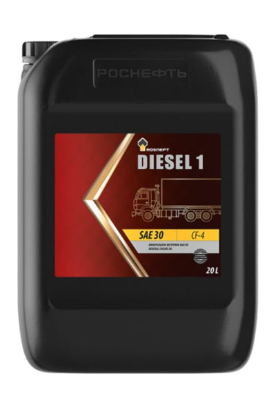 Масло моторное минеральное ROSNEFT Diesel 1 30 CF-4 20L