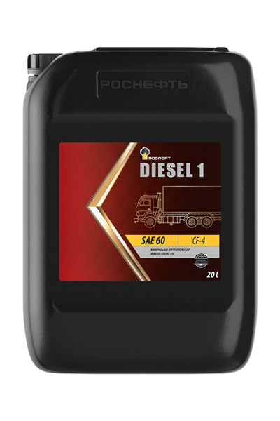 Масло моторное минеральное ROSNEFT Diesel 1 60 CF-4 20L