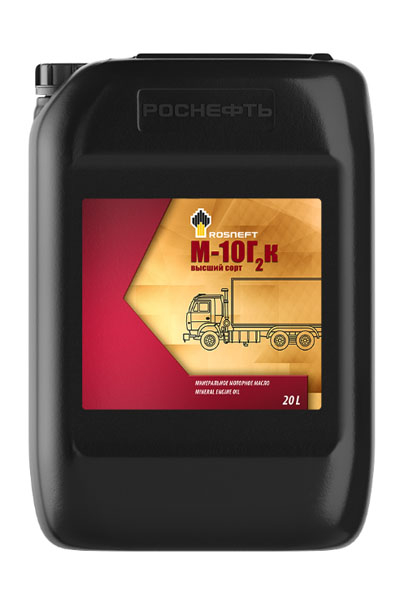 Масло моторное минеральное ROSNEFT М-10Г2к  в/с 30 СС 20L