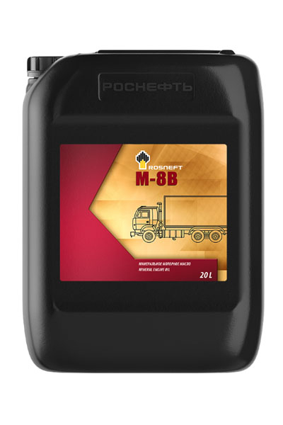 Масло моторное минеральное ROSNEFT М-8В 20 CB/SD 20L