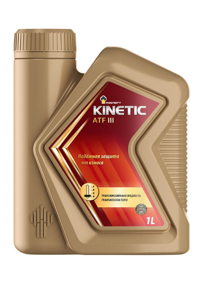 Жидкость трансмиссионная полусинтетическая ROSNEFT Kinetic ATF III 1L
