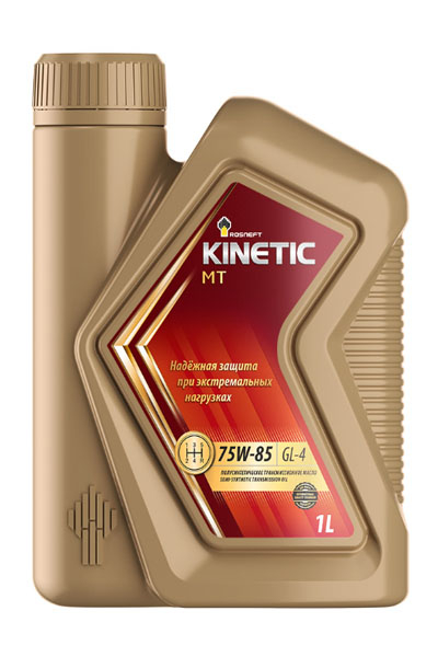 Масло трансмиссионное полусинтетическое ROSNEFT Kinetic MT 75W-85 1L