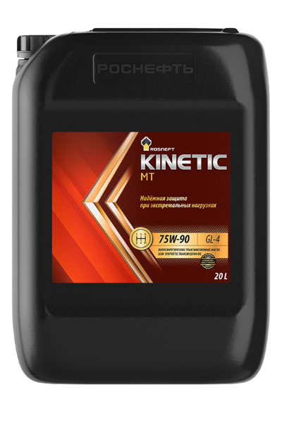 Масло трансмиссионное полусинтетическое ROSNEFT Kinetic MT 75W-90 20L