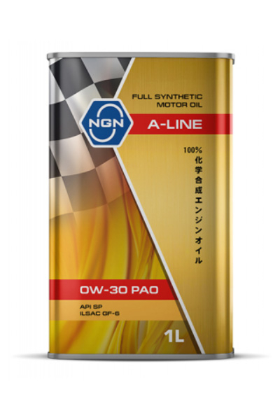 Масло моторное PAO-синтетическое NGN A-LINE PAO 0W-30 SP 1L