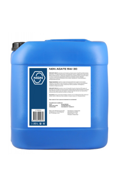 Масло моторное синтетическое NGN AGATE 5W-30 CF/SN/SL 20L