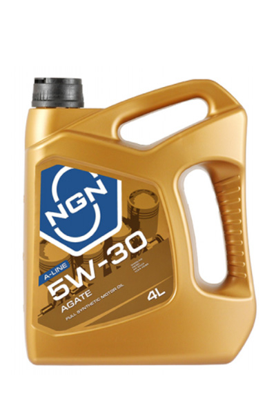 Масло моторное синтетическое NGN AGATE A-LINE 5W-30 CF/SN 4L