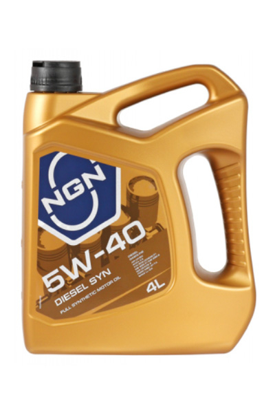 Масло моторное синтетическое NGN DIESEL SYN 5W-40 CF/SN 4L