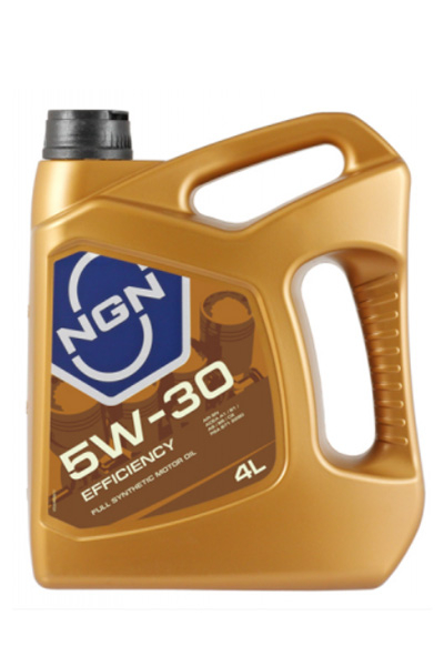 Масло моторное синтетическое NGN EFFICIENCY 5W-30 SN 4L