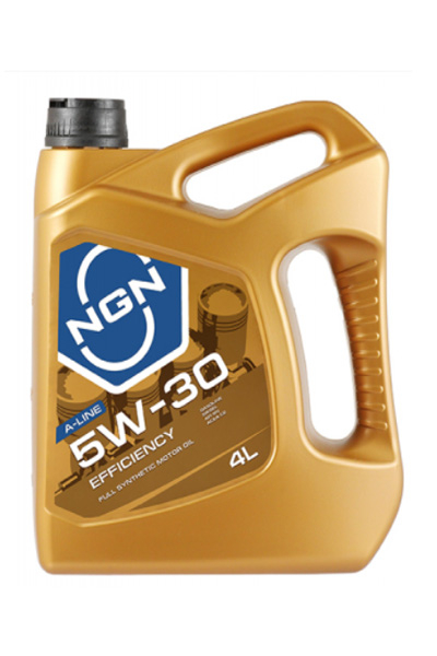 Масло моторное синтетическое NGN EFFICIENCY A-LINE 5W-30 SN 4L