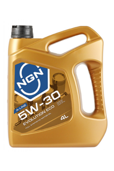 Масло моторное синтетическое NGN EVOLUTION ECO A-LINE 5W-30 SP-RC 4L
