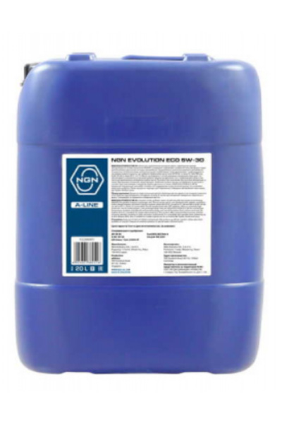 Масло моторное синтетическое NGN EVOLUTION ECO A-LINE 5W-30 SP-RC 20L