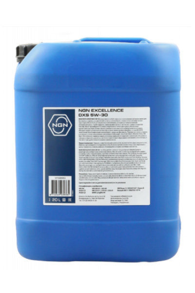 Масло моторное синтетическое NGN EXCELLENCE DXS 5W-30 SN 20L