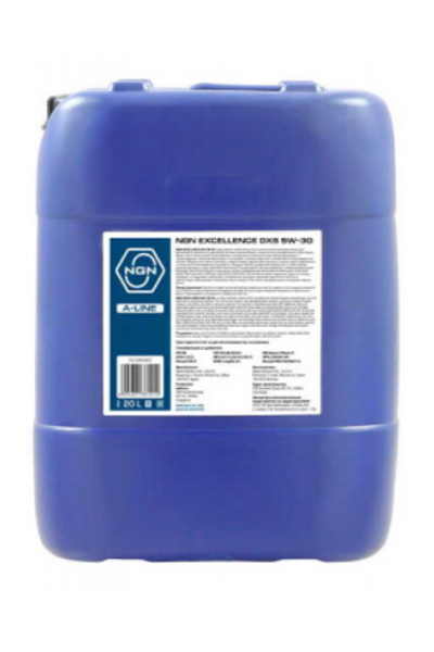 Масло моторное синтетическое NGN EXCELLENCE DXS A-LINE 5W-30 SN 20L